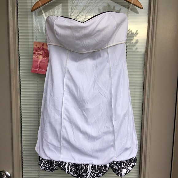 Emerald Sundae Bubble Mini Dress Jr Black Size 7 - Picture 8 of 8